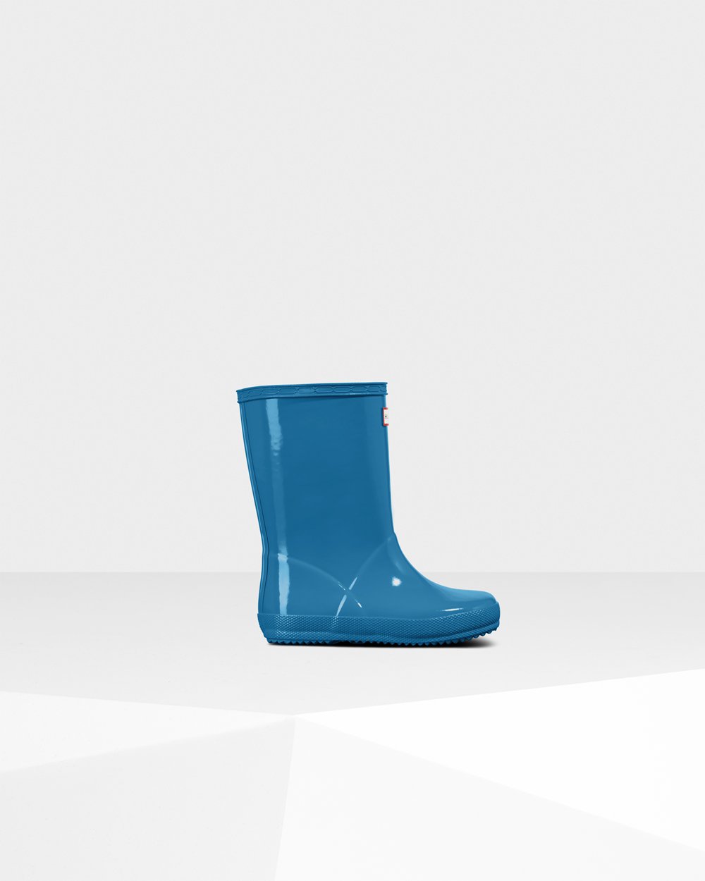 Botas de Lluvia Hunter Niños - Original First Classic Gloss - Azules - QGCMIEF-36